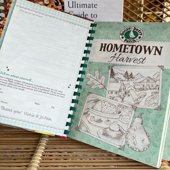 Hometown Harvest: Hardcover Cookbook Hearty Recipes Warm Fall Memories! - Picture 5 of 8